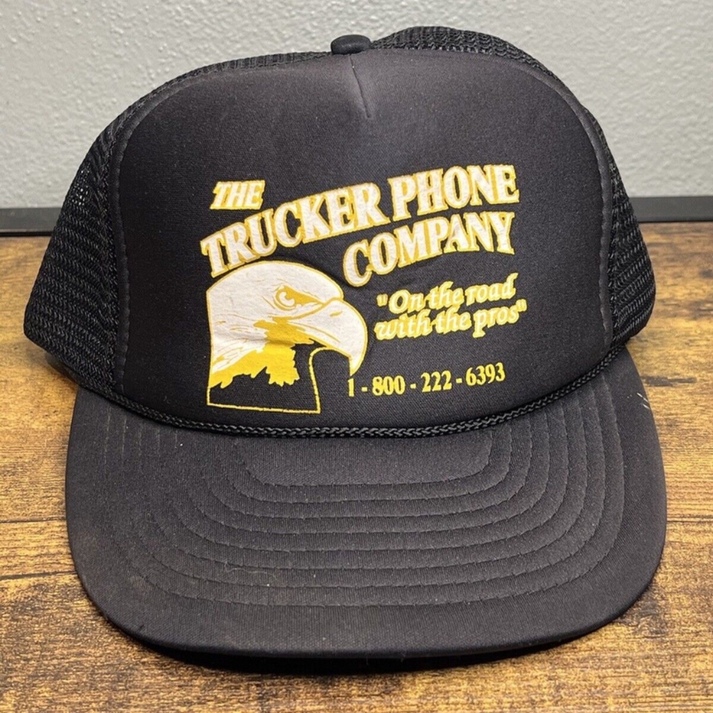 The Trucker Phone Company Mesh Snap Back Hat Trucker Cap On The Road With Pros